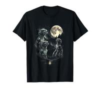 3 Alien Hurlant à la Lune Vintage Funny 80-90s Sci FI Graphic T-Shirt