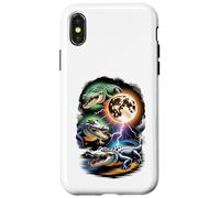 3 Alligators mystiques la Nuit Coque pour iPhone X/XS