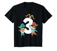 3 Anniversaire Enfants Pirates - Cadeau De 3 Ans T-Shirt