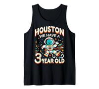 3. Anniversaire Houston We Have A 3 Year Old Astronaute Space Débardeur