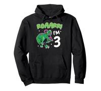 3. Anniversaire Roaarr J'Ai 3 Ans, Anniversaire d'un Dinosaure Sweat à Capuche