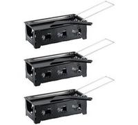 3 appareils à raclette à bougie - pour 2 personnes G