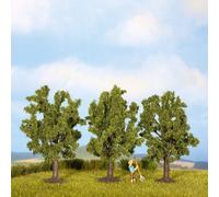 Noch Arbres fruitiers 25110 verts, lot de 3, 8 cm de haut