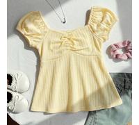 3 articles aléatoires, envoyez 1 article Blouse pull en jacquard minimaliste confortable pour fille préado. Convient pour le printemps et l'été, les sorties, les vacances, les jours fériés. Convient a