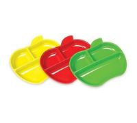 3 Assiettes Petite Pomme - Multicolore