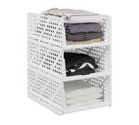 3 bacs rangement Casier rangement Boîte rangement Caisse rangement