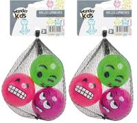 3 Balles Lumineuses 55mm - Modèle Selon Disponibilité (Lot de 2)