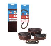 Leman 100610.02 Lot de 3 Bandes abrasives sans fin en Corindon 100 x 610 mm Grain 80