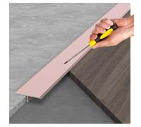 3 Barre De Seuil Et Profil De Transition Pour Carrelage, Moquette Et Parquet, Bande De Séparation, Idéales Pour Des Transitions Harmonieuses Et Des Finitions Professionnelles(Purple,25.0mm/0.98in)