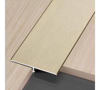 3 Barre de Transition en T en Aluminium de 90 cm, Bandes de Séparateurs de Sol per Laminato, Parquet, Bordi di Piastrelle(Gold,5x90cm(3pcs))
