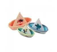 LILLIPUTIENS - Jouets de bain 3 petits bateaux Jungle