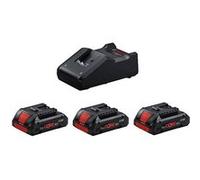 3 batteries Compact ProCORE 18V 4.0 Ah avec chargeur - BOSCH - 0615990N2G Noir G