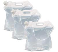 Semptec 3 bidons à Eau Pliables 10 L avec poignée de Transport, sans bisphénol A