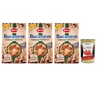 3 biscuits Doria Bucaneve Ciocco Integral avec farine de blé entier et chocolat noir, sachet de 300 g + Polpa di Pomodoro Italian Gourmet Polpa di Pomodoro 400 g