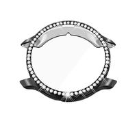 (3,black)Garmin Venu 3/3S TPU Watch Cover - Imitation Diamond Electroplated Soft Shell Protective Case for Smartwatch Unisex