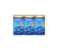3 Blister de 6 piles Renata ZA13 orange