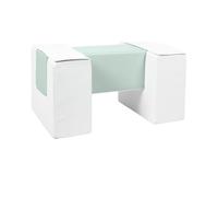 3 blocs en mousse blanc Menthe Blanc G