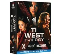 3 Blu-ray TI WEST TRILOGY PEARL + X A SEXY HORROR STORY + cofanett trilogie...