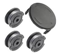 3 Bobines et 1 Couvercle de Rechange pour Coupe Bordure Bosch, Fil Nylon Ø 1,65 mm Longueur 4,9 m, Adapté EasyGrassCut 18 23 26 et ART 23 SL 26 SL