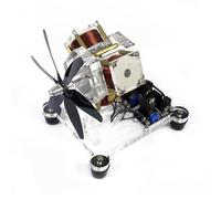 3 Bobines Lame De Ventilateur Moteur Hall, Lame De Ventilateur Moteur Hall Sans Brosse, Matériau Acrylique, Bricolage Design Transparent, Pour Bricolage RC Modèles Et Expériences Scientifiques