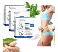 3 boîte Patch Nano Microneedle inceur Micro Aiguilles,12 pièces Naturels Patchs Maintenir Courbes Corps,Ventre Pads Pour Femmes Hommes, erte oids Autocollant Soins beauté, rûle raisses