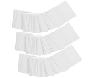 3 Boîtes Cartes Vierges en Papier Kraft pour Notes, Noël | Surface Lisse pour Écriture Manuscrite, Bords Arrondis, Format Plat, pour Rappels, Listes et Réunions