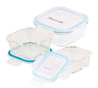 Rosenstein & Söhne – Boîtes de conservation en verre – Couvercles à clipser – Lot de 3