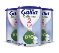 3 Boîtes De Lait En Poudre Calisma 2 Bio 3x800g - Gallia Bio De 6 À 12 Mois Multicolore
