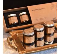 3 boîtes/jeu et 1 set/boîte de bougies d'aromathérapie romantiques, parfum de plante naturel pur, bougies d'aromathérapie en cire de soja naturelle sans fumée à longue durée, boîte-cadeau de parfum de