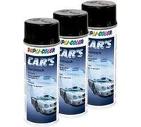 3 bombes peinture rallye noir brillant - 400 ml - Dupli-Color