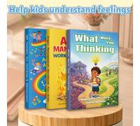 3-Book Emotional Regulation Workbook Set for Kids: Anger Management, Impulse Control, Anxiety, Stress and CBT Coping Skills | Calm-Down Activities and Social-Emotional Learning in English
