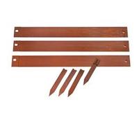 Bordure de jardin en acier galvanisé Barrières et bordures - Effet rouillé