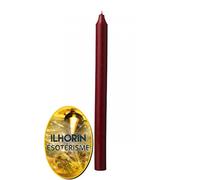 3 Bougies Bordeaux teintées dans la masse magnétisées pour rituel