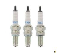3 bougies NGK CR9EK pour Triumph Street Triple 675 R millésimes 2009, 2010, 2011, 2012, 2013, 2014, 2015, 2016, 2017