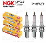 Bougie NGK DPR8EA-9 Pour Honda CBX 250 1982 1983 1984 1985