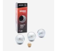 3 boules de pétanque homologuées compétition demi tendres SIGMA
