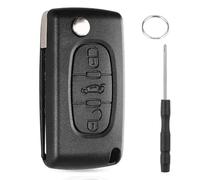 3 Boutons Coque ompatible avec Peugeo-t 207 Citroë-n Boitier-CE0536