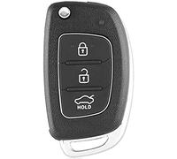 3 Boutons de Remplacement télécommande clé de Voiture clé Shell réparation pour Mistra Hyundai HB20 Santa FE IX35 IX45 Couvercle de clé étui
