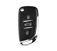3 Boutons Modifié Clé De Voiture Pliante Télécommande Coque Housse Logement Remplacement Accessoire Fit pour Citroen Picasso C2 C3 C4 C5 C6 C8 CE0536 HU83