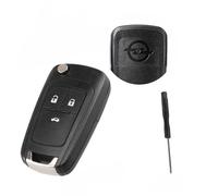 3 Boutons pour Opel Vauxhall Zafira Astra Insignia Holden Coquille de Voiture à Distance Étui de Couverture pour Porte-clés Flip HU100 Lame