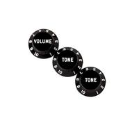 Fender Boutons Stratocaster Noir (Volume, Tone, Tone) - Lot de 3