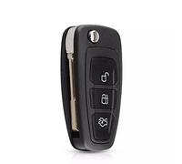 3 Boutons télécommande Pliant clé de Voiture Coque Housse boîtier Accessoires de Remplacement adaptés pour Ford Focus Mk1 Mondeo Transit