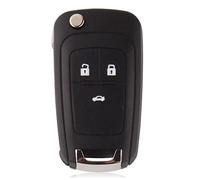 3 Boutons télécommande Voiture clé Coque Housse Fob Remplacement Accessoire pour Chevrolet Lova Voile Aveo Cruze