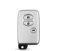 3 Boutons Voiture clé à Distance Coque Housse Fob Accessoires de Remplacement pour Toyota Land Cruiser Prado Prius Land Avalon