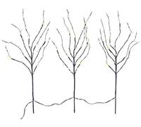 3 branches décoratives lumineuses 24 LED [Lunartec]
