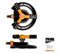 3 Bras Rasensprenger Circulaire Impulsions Jusqu'à 80 M²