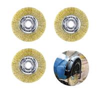3 Brosses à Joints Compatibles avec Gloria Multibrush et Autres Brosses Métalliques, Brosse à Mauvaises Herbes de 10 MM de Large pour Gloria, Brosse Ronde Remplacement pour éliminer Mauvaises Herbes