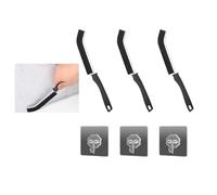 3 Brosses Multifonctionnelles De Nettoyage + 3 Crochets - Nettoyage Des Angles Morts Facilement Maîtrisé, Un Super Aide - Mémoire Pour Le Menage
