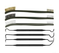 3 Brushes Car Detailing Tool Cleaning Collections Double-end Brush