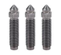 3 buses en acier trempé de 0,4 mm pour | Taille M6 x 25 mm ;pour les imprimantes 3D Carbon ;le forfait comprend trois buses